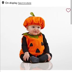 Pottery barn, baby, pumpkin costume
